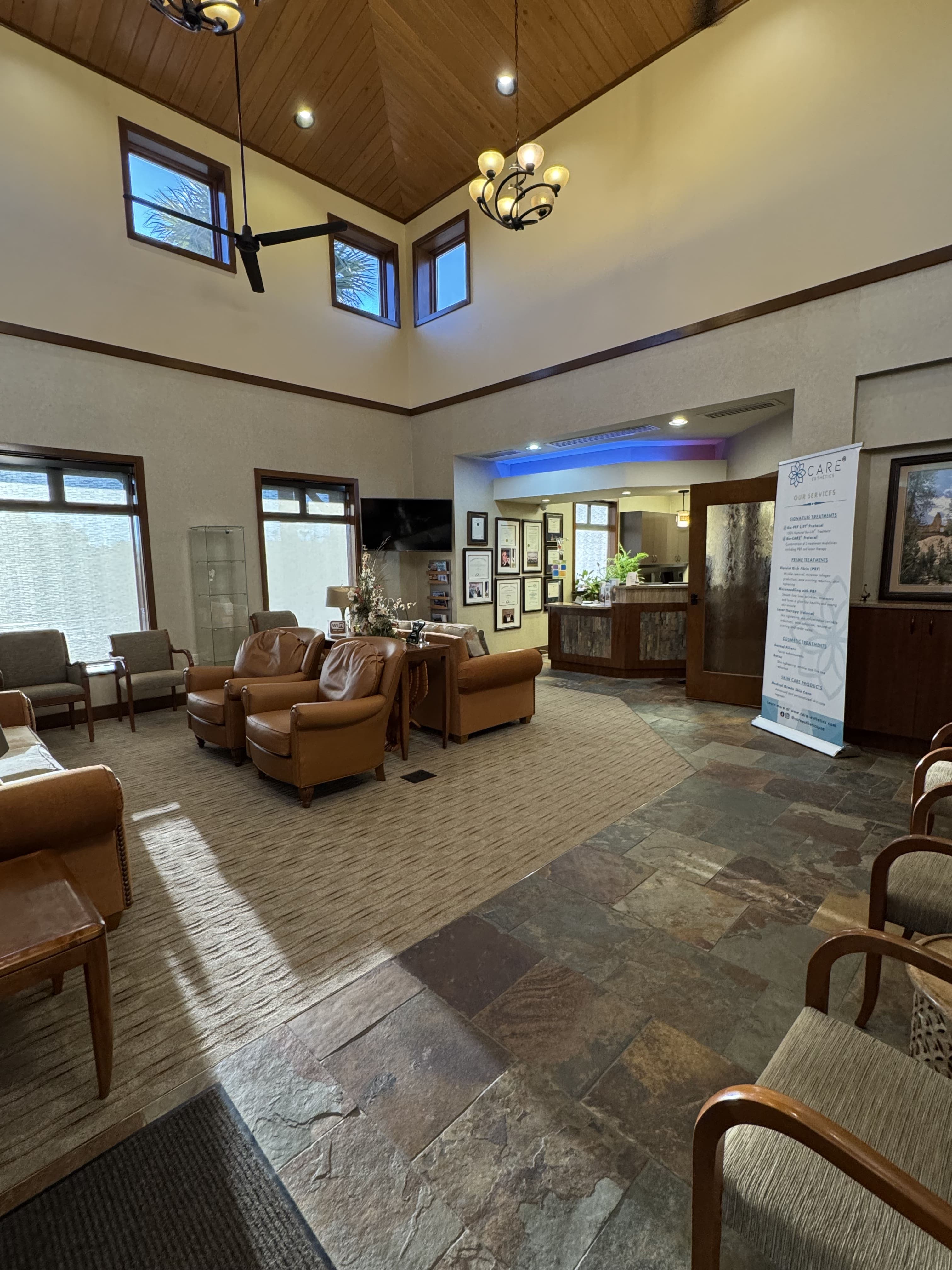 Comfortable treatment room